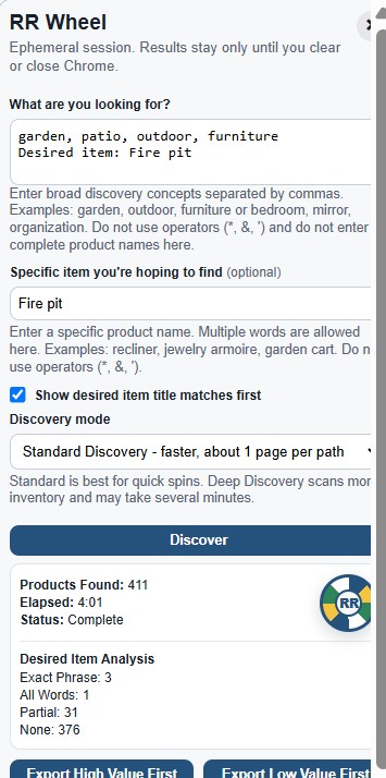 Search Controls
